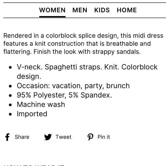 Colorblock knit dress - Picture 4 of 11